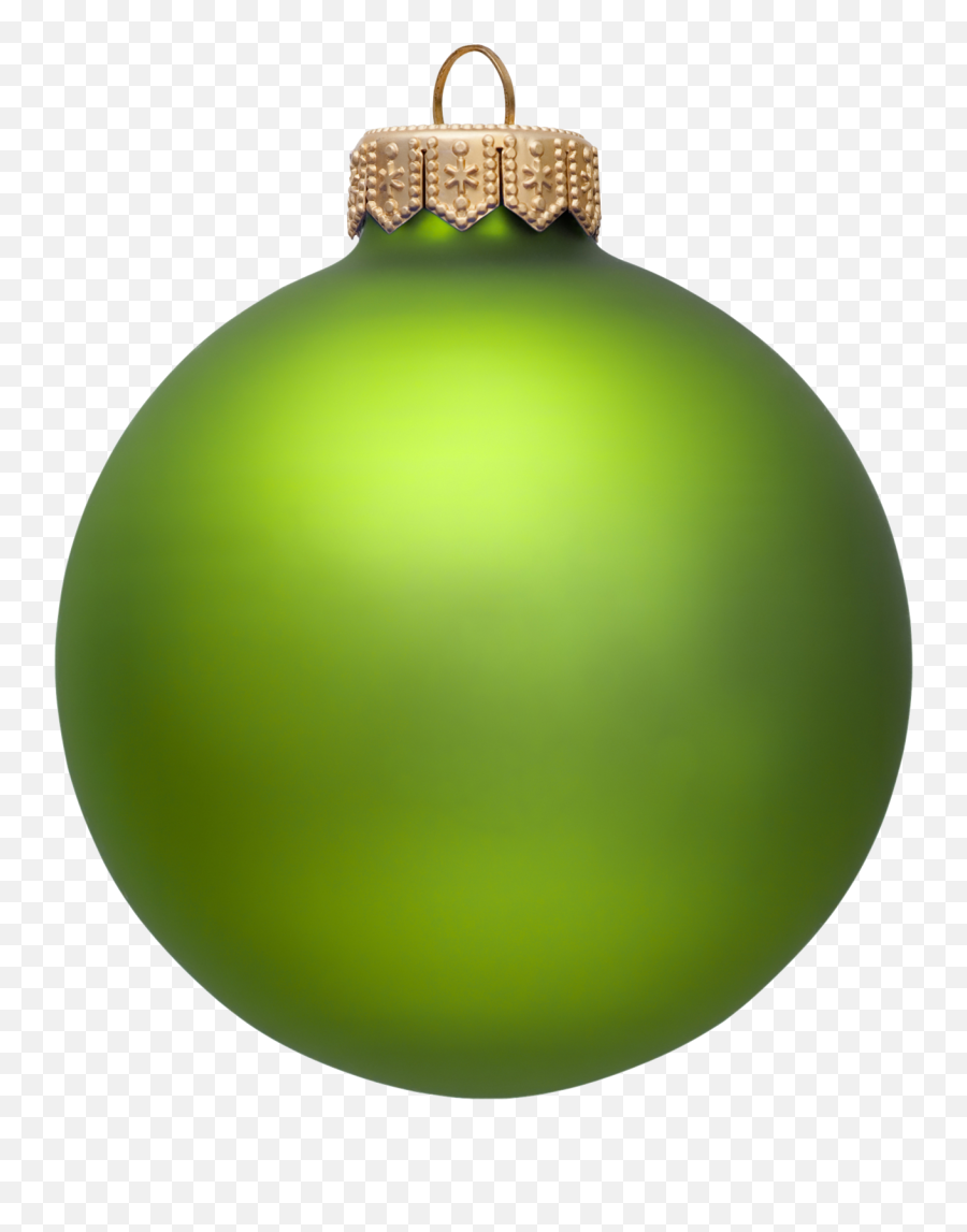 Download Christmas Ornament Png - Green Christmas Ball Png,Ornaments Png