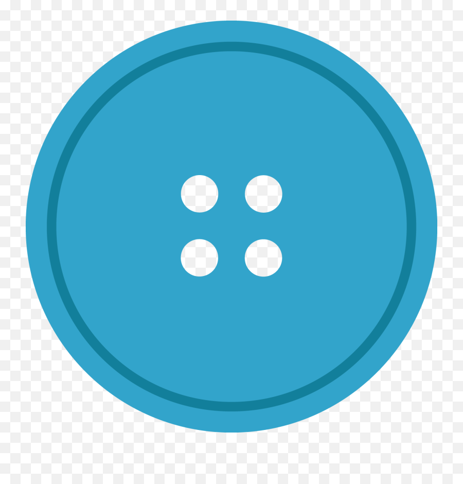 Blue Round Cloth Button With 2 Hole Png Image - Purepng Cloth Button Png,Comment Button Png