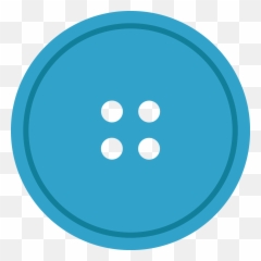 Blue Round Cloth Button With 2 Hole Png Image - PurePNG Png