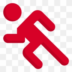 Run - Free people icons Icon Png Red