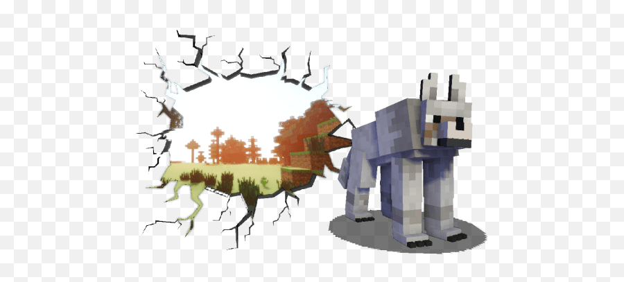 Mcpebedrock New Mutant Creatures Add - On 116 U2013 Minecraft Minecraft Mutant Creatures Wolf Png,Wolfs Rain Icon