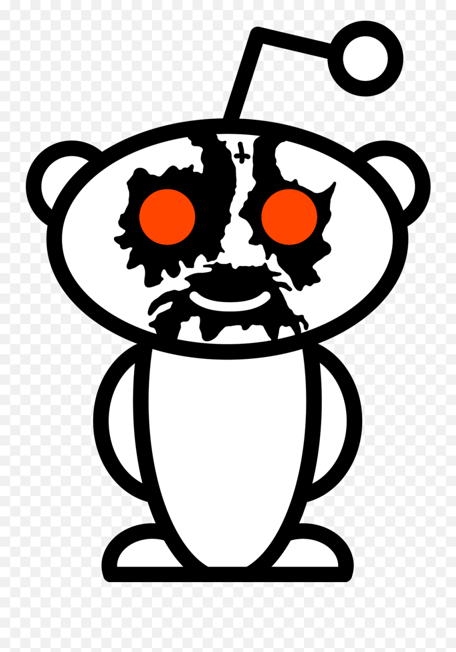 Machine Girl - Realistic Reddit Snoo Png,Reddit Black Icon