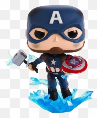 capitan america en muñeco