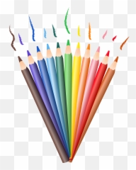 Pen Clipart Transparent Background - Colored Pencils Transparent Background Png,Pen Clipart Png