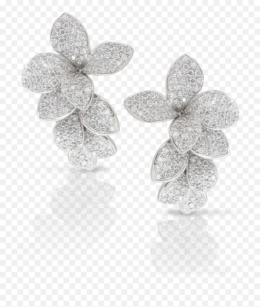 18k White Gold Stella In Fiore Giardini Segreti Diamond - Pasquale Bruni Hoop Giardini Segreti Png,Graff Icon