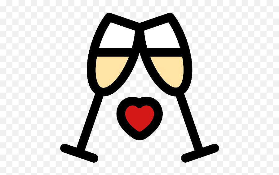 Champagne Love Icon Transparent Png - Stickpng Icon Cheers,In Love Icon