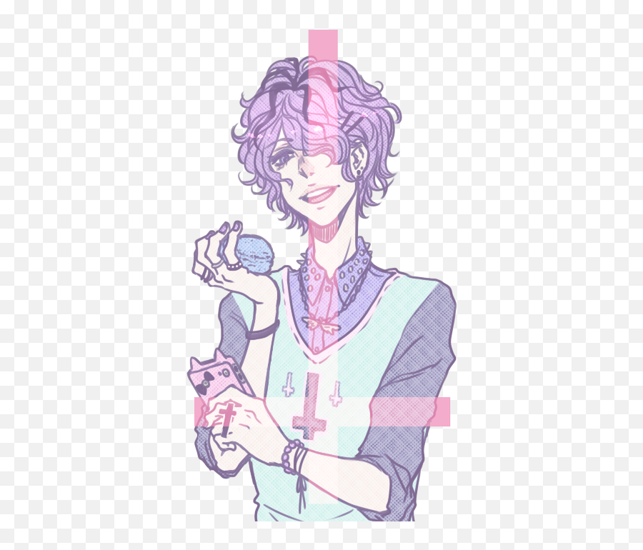 Pastel Goth Boy Hot Much X3 Via Tumblr - Pastel Goth Outfits Male Png,Pastel Goth Png