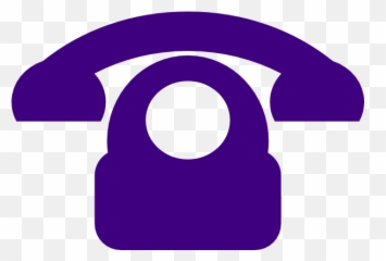 Telephone Clipart Violet - Phone Icon 600x405 Png