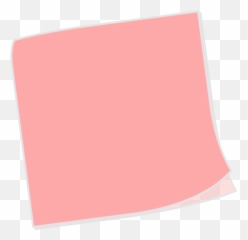 Paper Clipart Sticky Note - Png