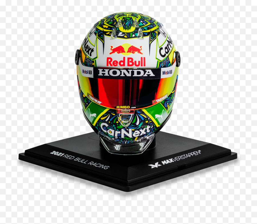 14 Helm Brazilië 2021 U203a Helmets Verstappenshop - Max Verstappen Helm 1 4 Png,2012 Icon Helmets