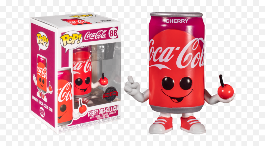 Ad Icons Pop Vinyl Cherry Coca Cola Can 375 88 Coke - Funko Pop Coca Cola Cherry Png,Coca Icon