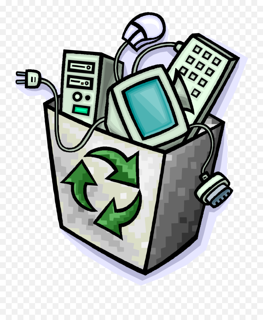 Download Free Bin Recycling Computer Recycle Electronics Png Waste Reduction Icon