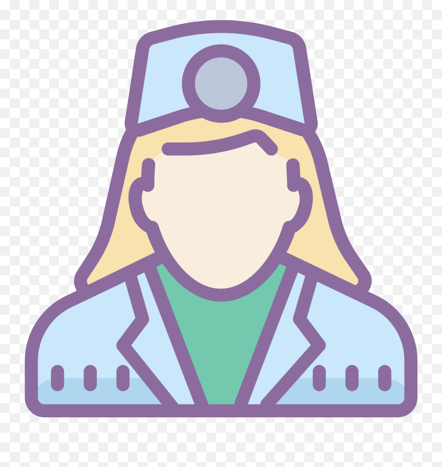 Doctor Female Icon - Nurse Red Clipart Png Download Full,Female Icon Vector