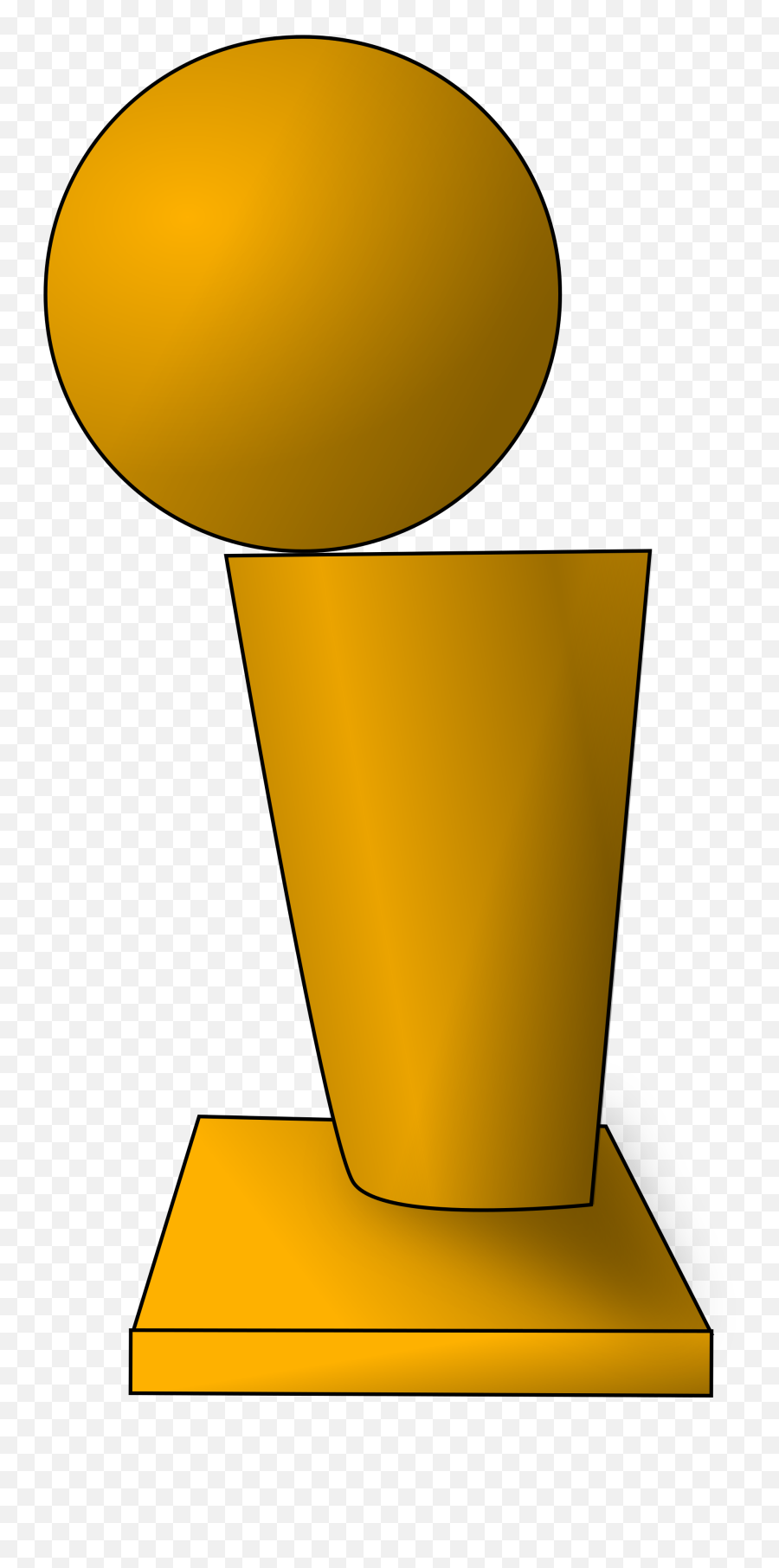 Nba Championship Trophy Png Image - Larry O Brien Trophy Drawing