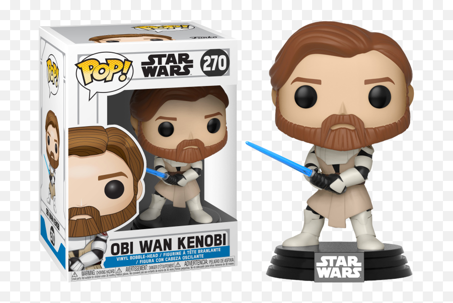 Clone Wars - Pop Figures Star Wars Obi Wan Kenobi Png,Obi Wan Kenobi Png