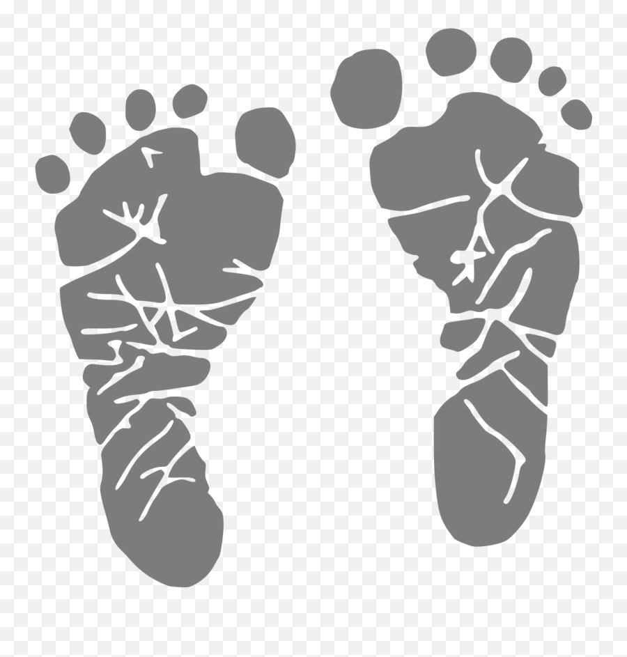 Baby Footprint - Transparent Baby Footprint Png,Baby Feet Png