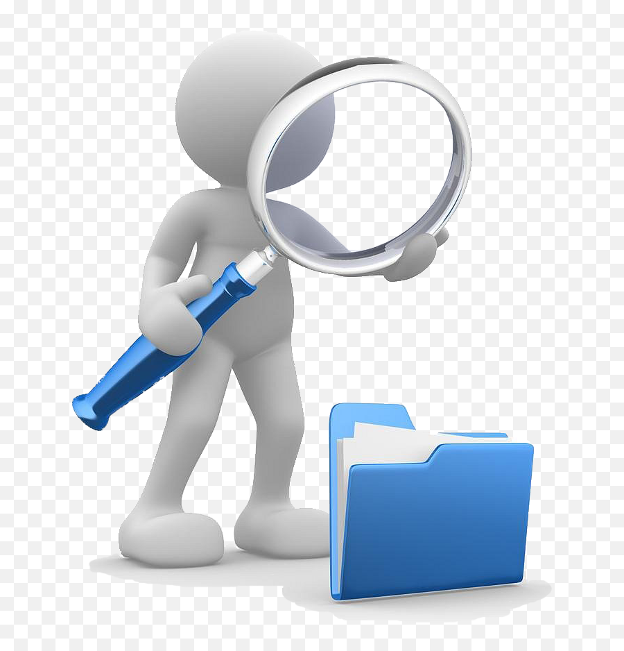 Loupe Png Photo Arts - 3d Man Magnifying Glass,Lupa Png