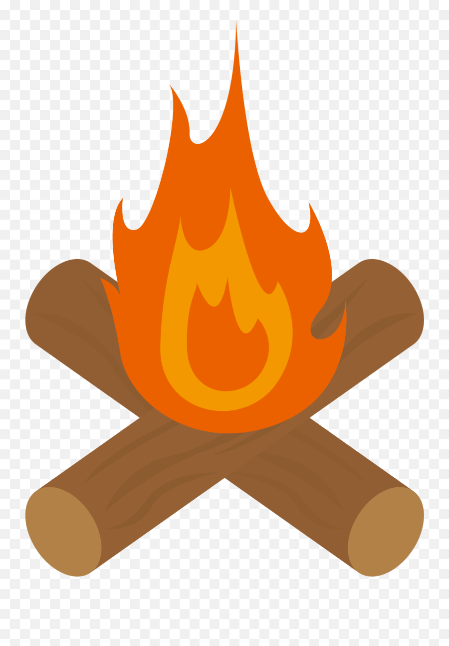Bonfire Firewood Clip Art - A Bonfire Of Firewood Png Fire With Wood Clipart,Campfire Transparent Background