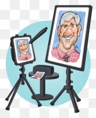Packages And Rates U2014 Caricatures By Brad Live Caricature - Illustration Png,Artist Png