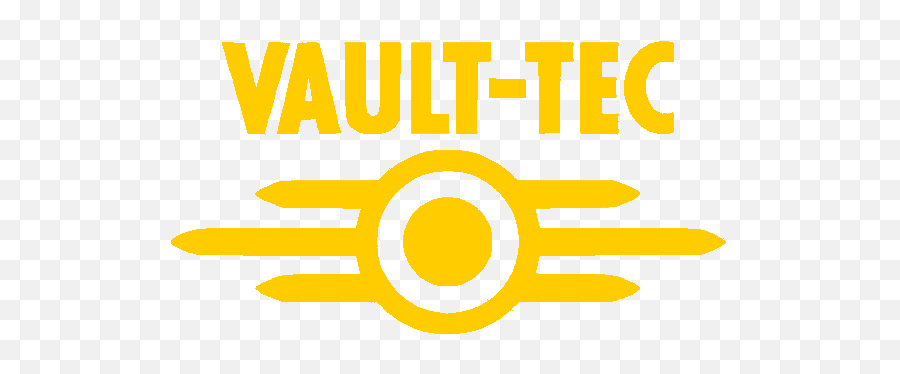Vault Tec Decal - Fallout Vault Tec Logo Full Size Png Circle,Fallout Logo