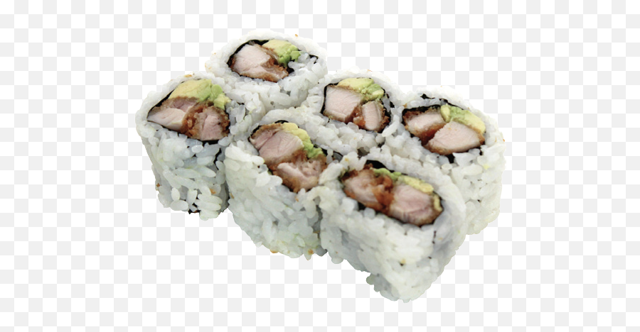 Download Hd Chicken Katsu Avo - Chicken Katsu Sushi Roll Katsu Chicken Sushi Png,Sushi Transparent