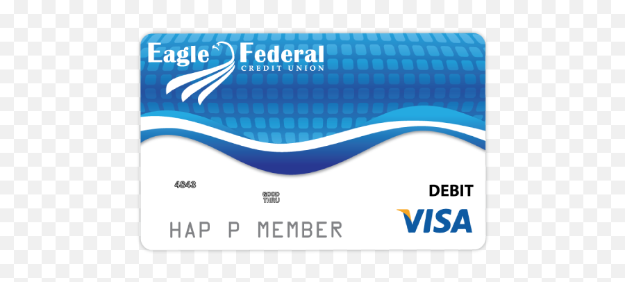 Visa Debit Card - Eagle Community Credit Union Visa Card Png,Visa Card Logo