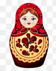 Download Free Png Matryoshka Doll Sticker U2022 Pixers We - Russian Nesting Doll Clipart,Dolls Png