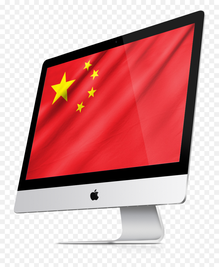 China Tech Talk - Imac For Graphic Design Png,Chinese Flag Png