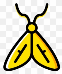 Moth Insects Png Icon - Clip Art