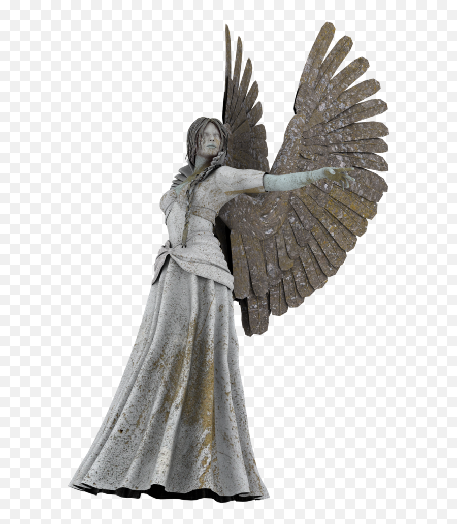 Angel Statue Png 06 - Angel Statue Png,Statue Png
