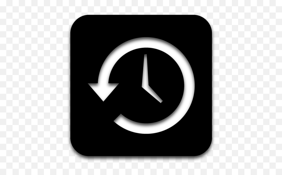 App Time Machine Icon - Icon Time Png White,Time In Png