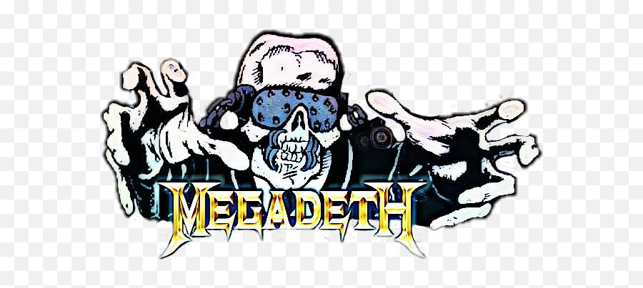 Megadeth Peace Sells Album Sticker - Megadeth Vic Rattlehead Png,Megadeth Logo Png