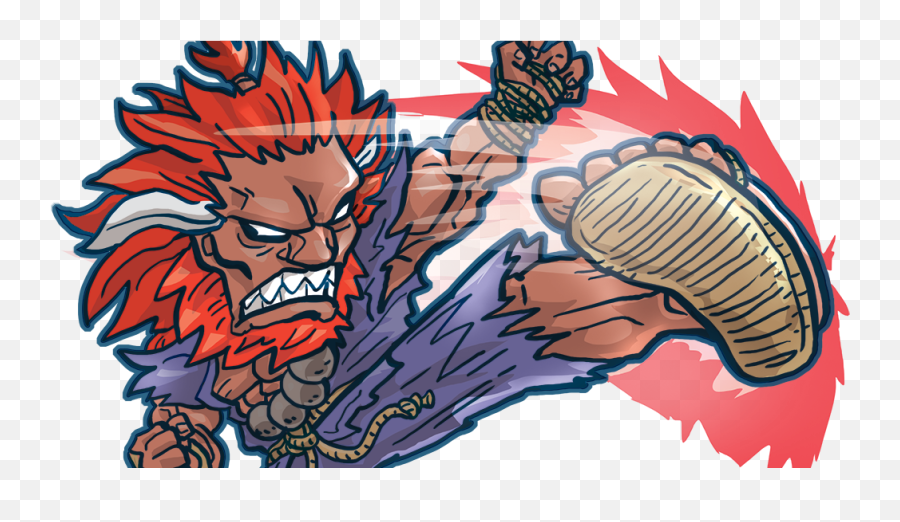 Akuma Sfv Oni Kick - Illustration Png,Akuma Png