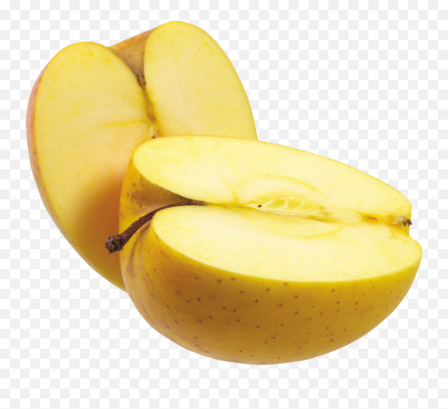 Png Transparent Cut Apple - Apple Yellow Png,Apple Png