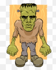 Cartoon Frankenstein Royalty Free Vector Clip Art - Cartoon Frankenstein Monster Png,Frankenstein Png
