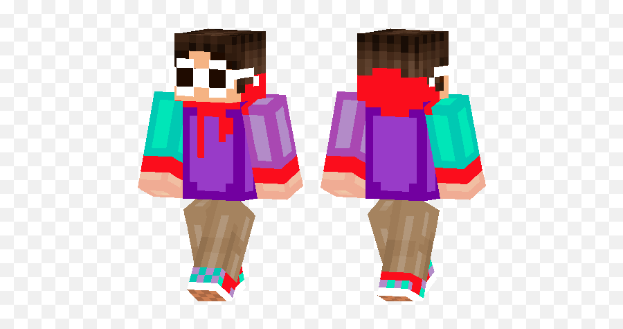 Teddy Fresh W Clout Goggles Minecraft Pe Skins - Illustration Png,Clout Goggles Transparent