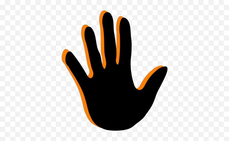 Dark Brown Handprint Svg Clip Arts Download - Download Clip Hand Png,Handprint Png