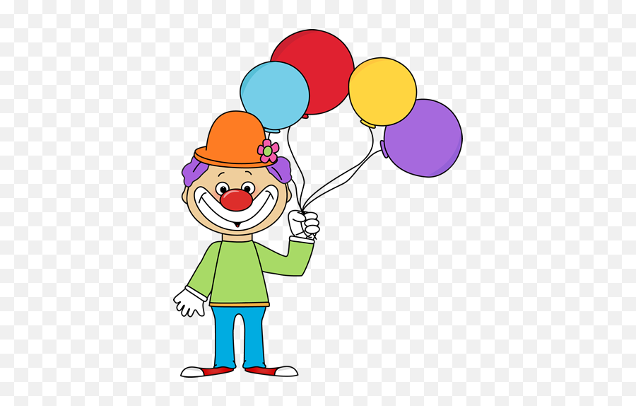 Pics Of Balloons - Clipartsco Clown Holding Balloons Clipart Png,Balloon Clipart Png