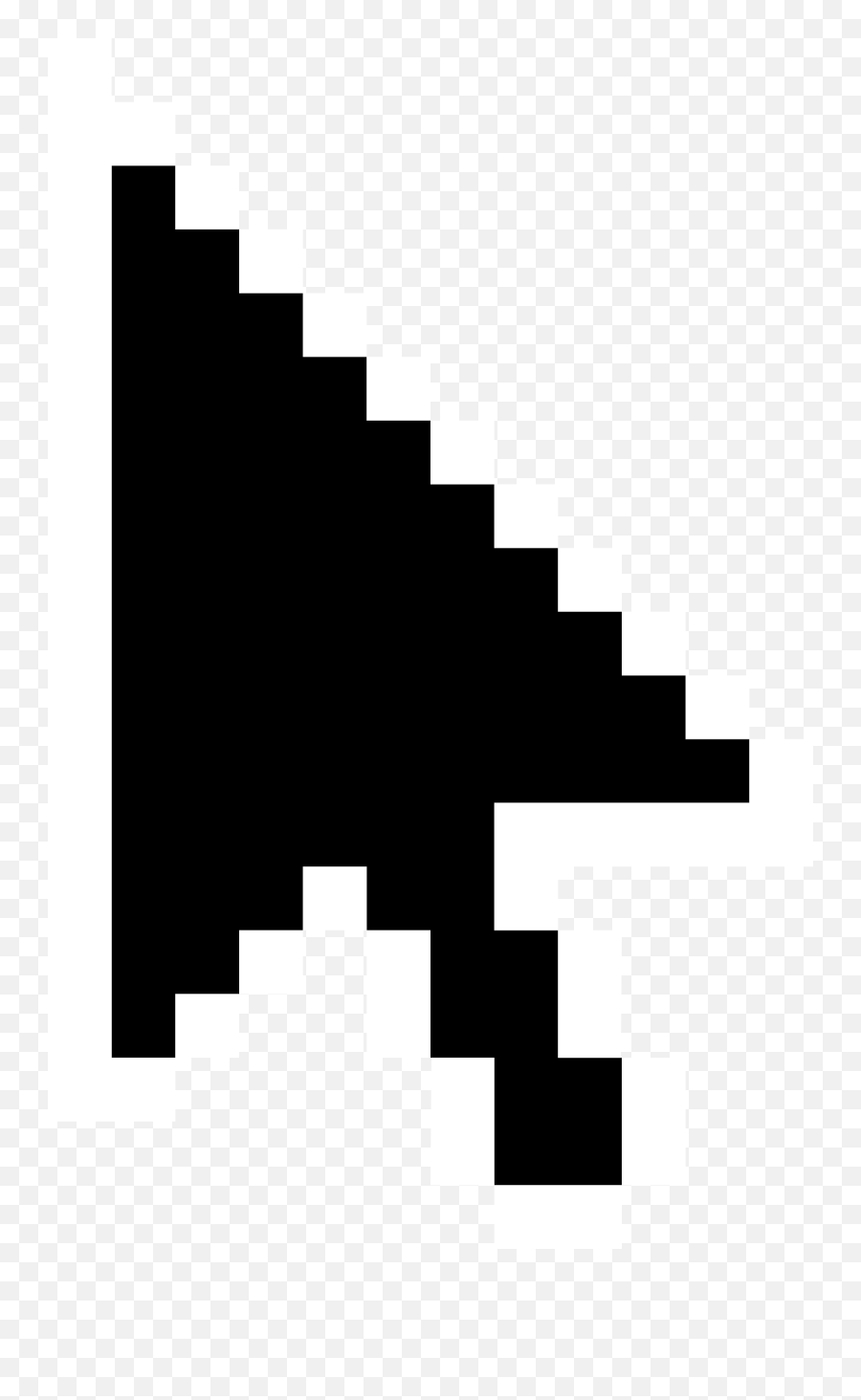 Download Free Png Black Pixel Mouse Cursor Arow Fixed - Pixel Mouse Cursor Png,Mouse Pointer Png