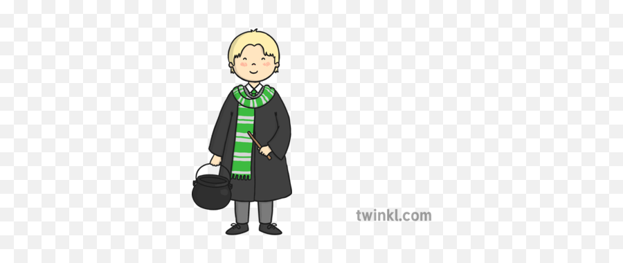 Wizard Boy Blonde Hair Illustration - Twinkl Gas Particles In Cylinder Png,Blonde Hair Png