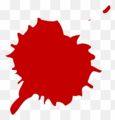 Paint Drips - Blood Splash HD Png Download Original Size