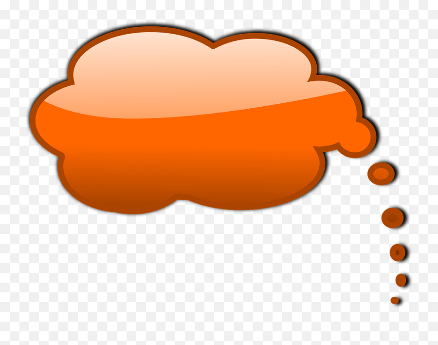 Thinking Comments Bubbles Speech - 100 Free Photo On Mavl Transparent Background Orange Speech Bubble Png,Clouds Png Cartoon