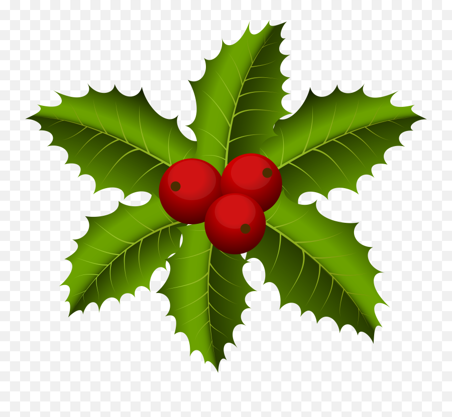 Hd Christmas Leaves Png Transparent