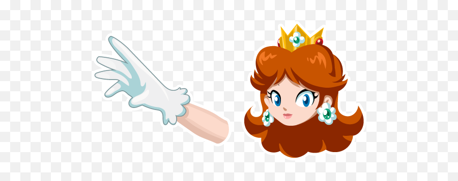 Super Mario Princess Daisy Cursor - Illustration Png,Princess Daisy Png