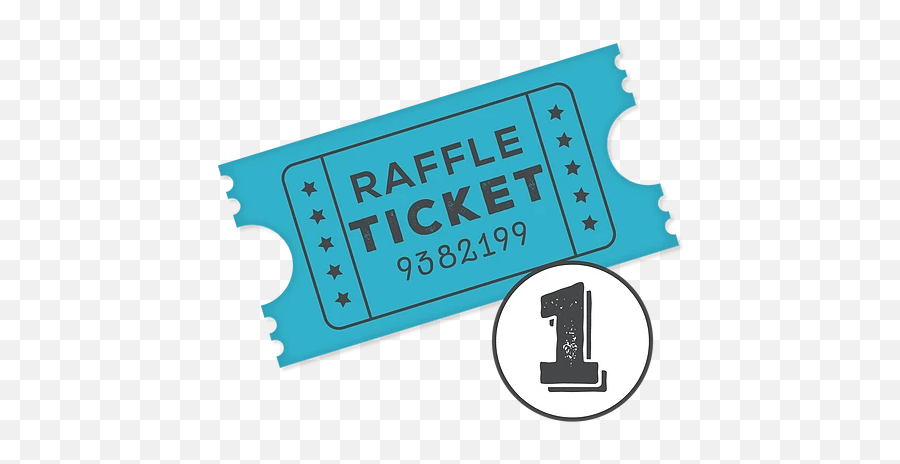 Raffle Ticket 1 - Paper Product Png,Raffle Tickets Png