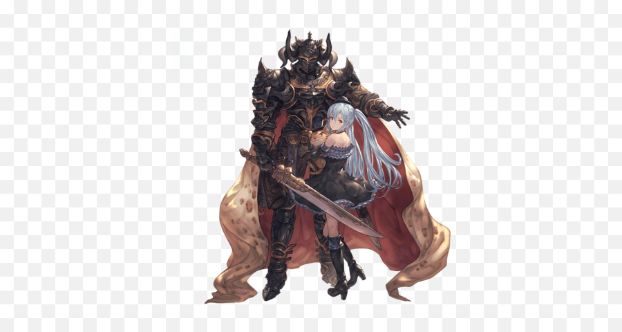 Black Knight And Orchis Png