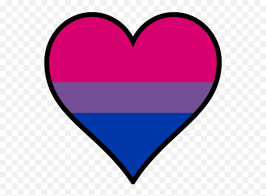 Heart Bisexual Pride - Heart Bisexual Flag Png,Pride Png