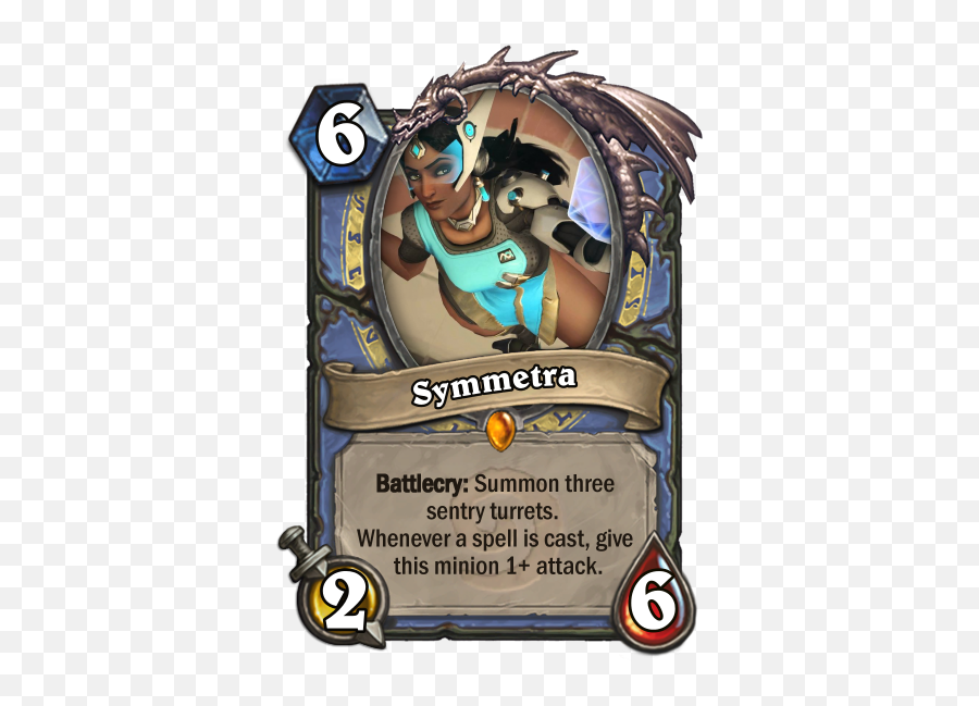 Overwatch Class Cards - Mage Fan Creations Hearthstone Lady Liadrin Hearthstone Card Png,Symmetra Png