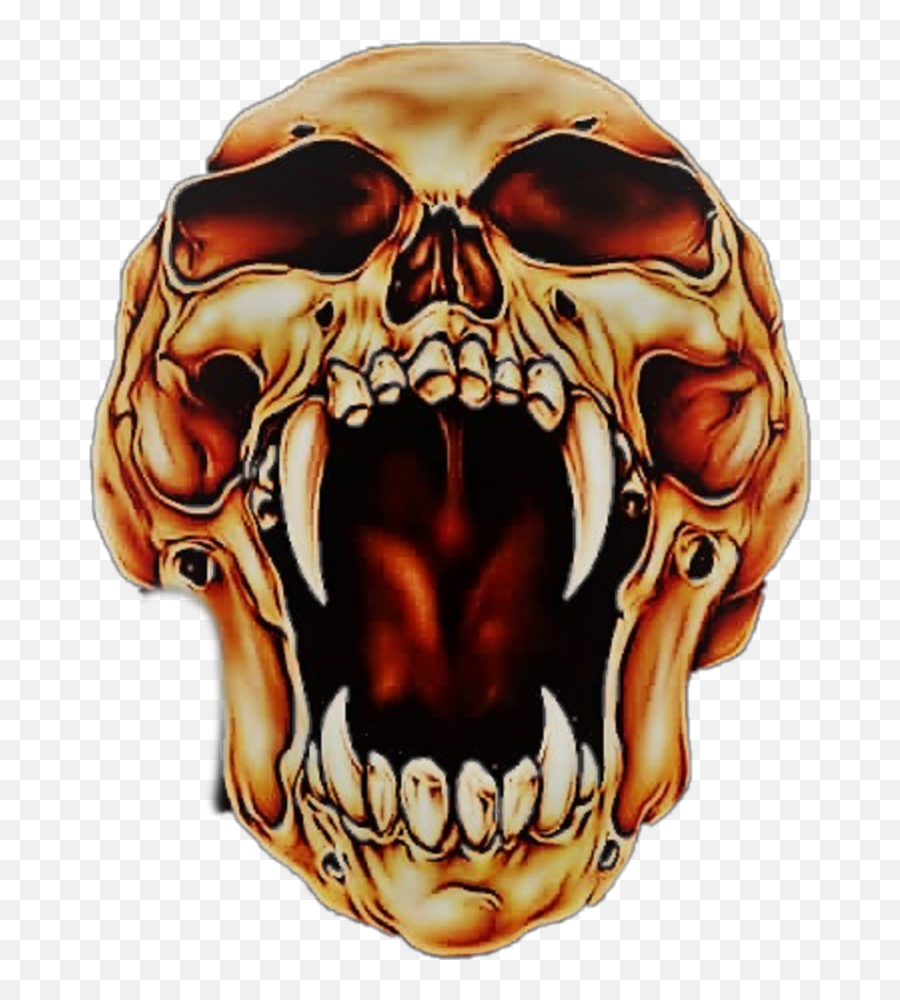 Skull Art Drawing Air Brushes - Cool Custom Agario Skins Png,Open Mouth Png