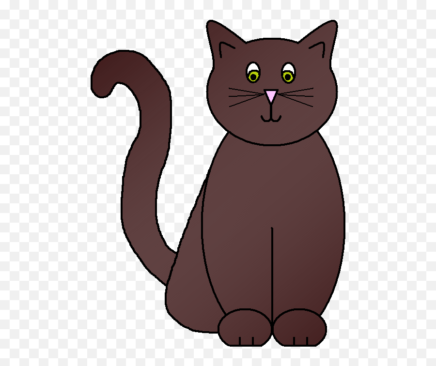Stock Transparent Png Files - Transparent Background Brown Cat Clipart,Cat Clipart Transparent